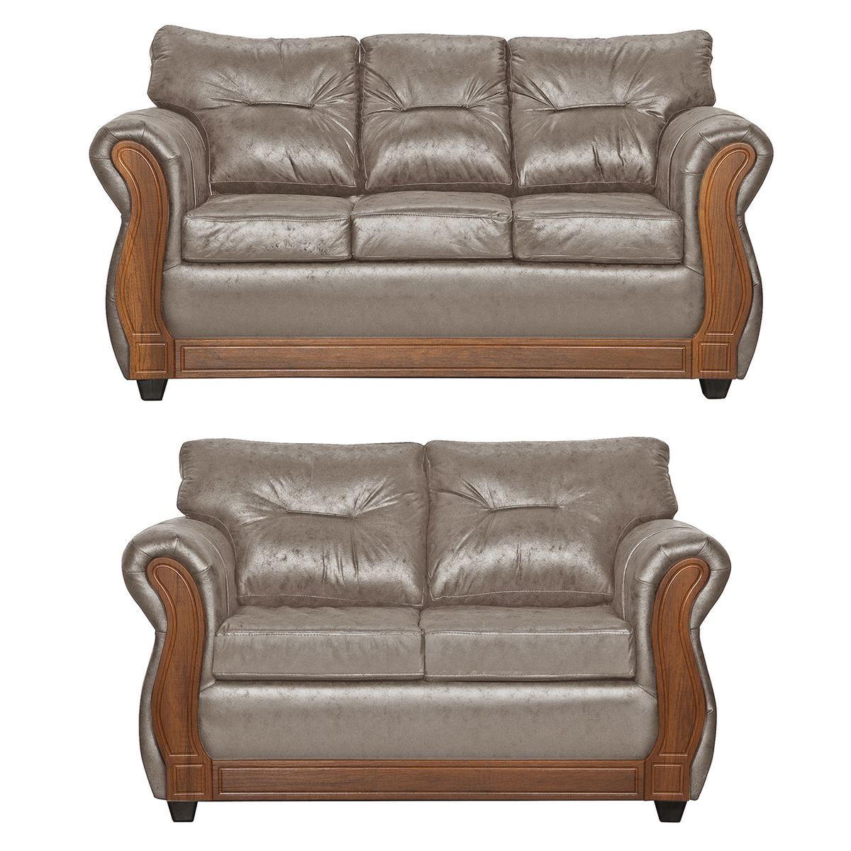 BLACK FACTORY - Juego de Living 3 2 Toronto