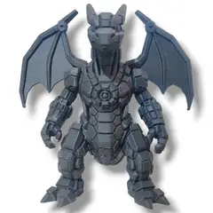 GENERICO - Figura Mecha Dragón de Fuego 150 mm