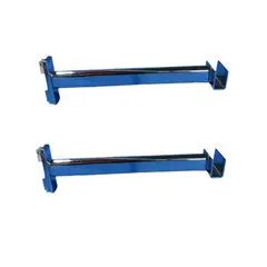 GENERICO - Set 2 Soportes de Riel para Barra 35 cm Gms