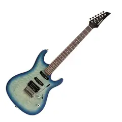 FREEMAN - Guitarra Eléctrica SSA - Quilted Turquoise Blue