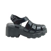 Sandalia Mujer cangrejera Negro ZB058