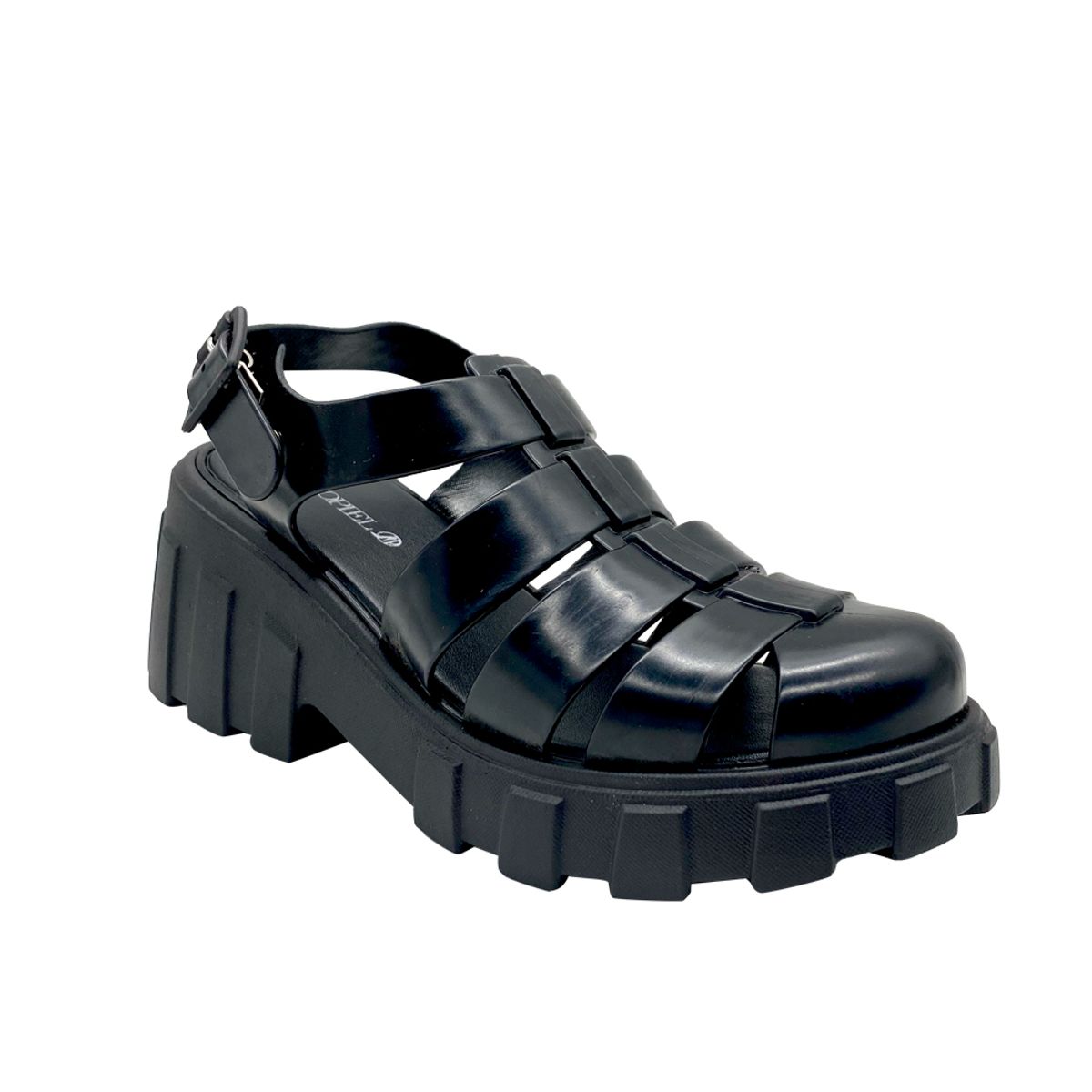 TODOPIEL - Sandalia Mujer  cangrejera Negro ZB058