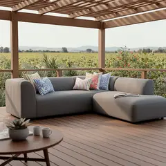 ROSEN - Seccional de terraza Orik Gris
