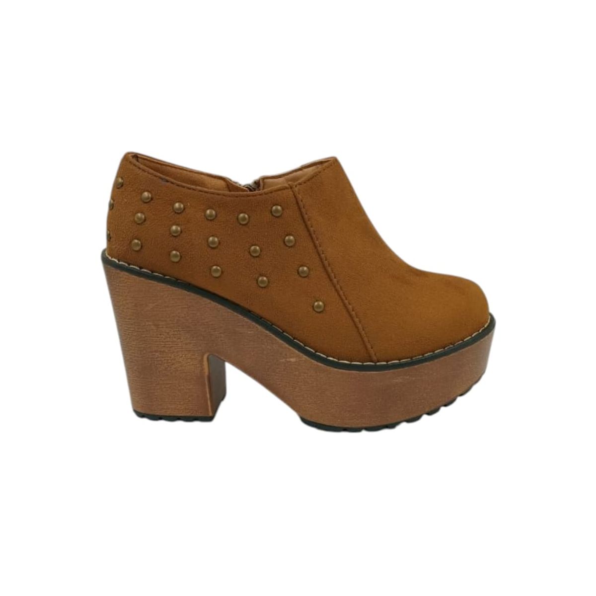 HERIEL - Zapato Café Plataforma Mujer