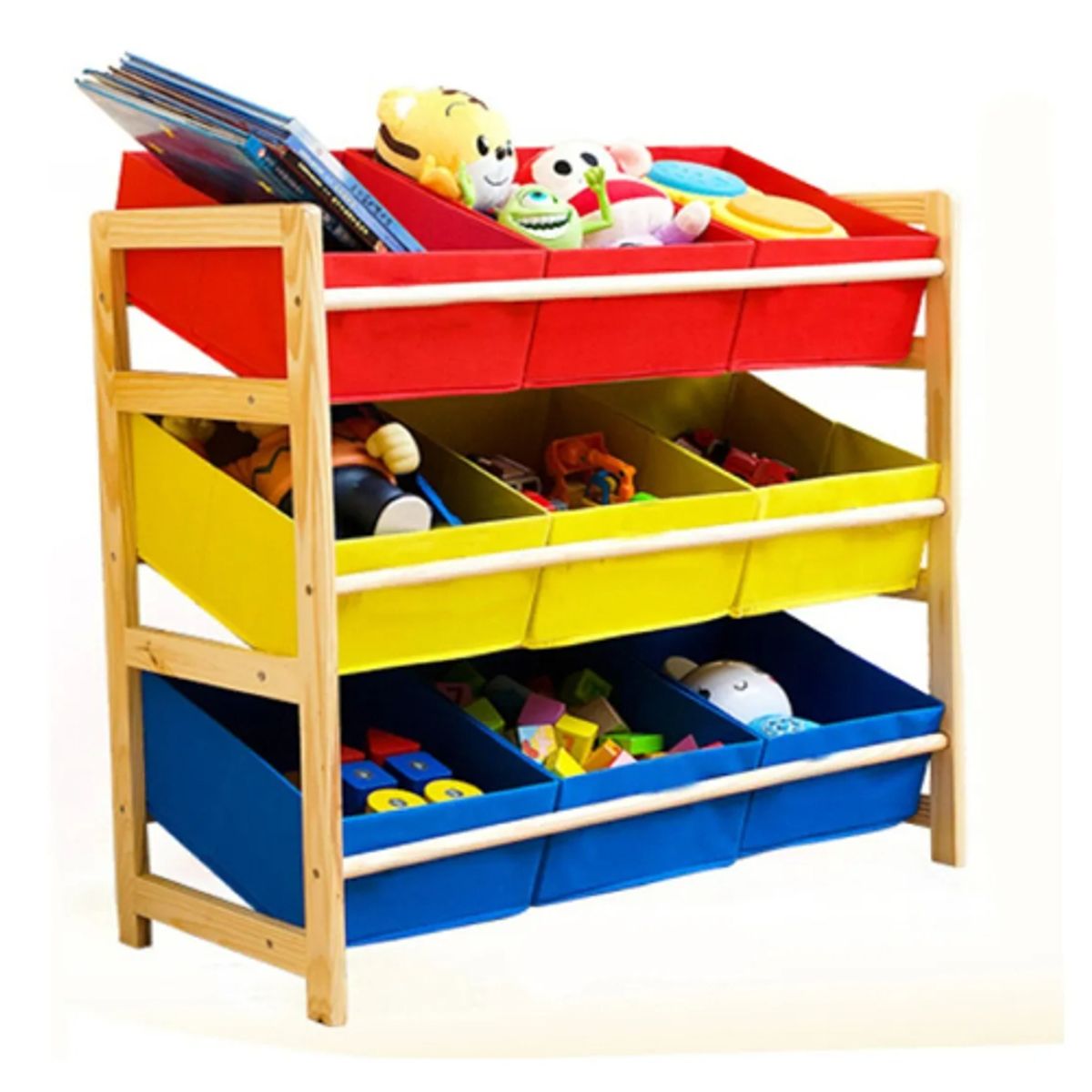 GENERICO - Estante Infantil Organizador De Juguetes Repisa 64x285x60cm