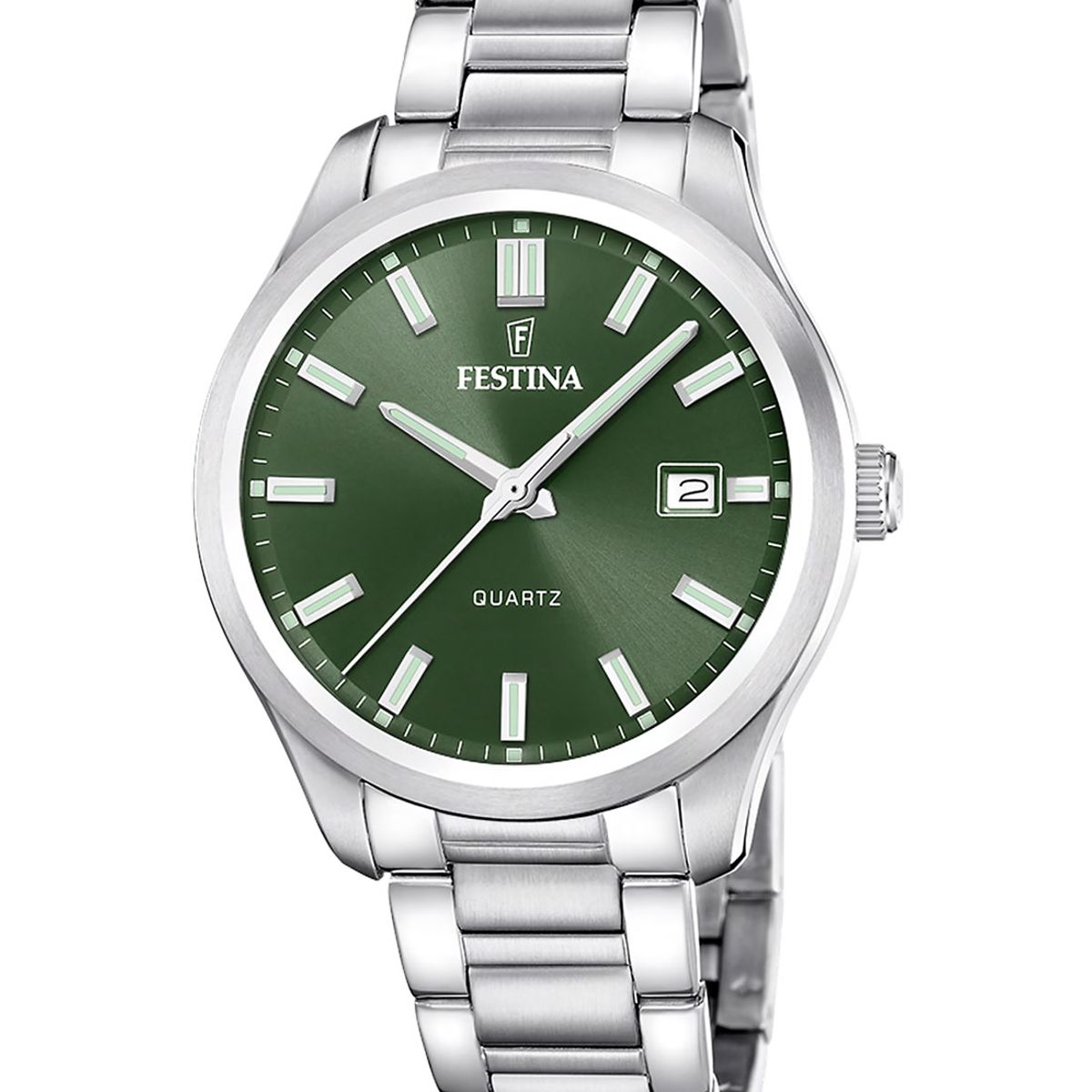 FESTINA - Reloj F20736/4 Festina Verde Hombre Acero Clasico
