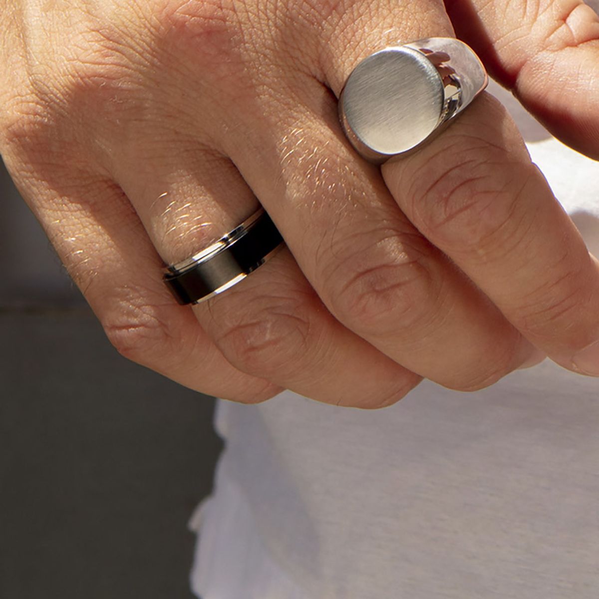 LOTUS STYLE - Anillo LS2395-3/228 Lotus Style Hombre Dark Style