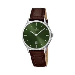 FESTINA - Reloj F16745/6 Verde Hombre Correa Clasico