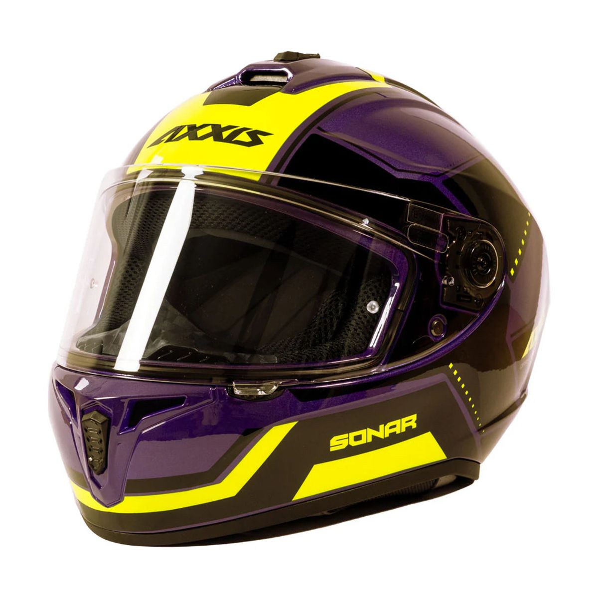 AXXIS - Casco Para Moto Axxis Draken S Sonar Amarillo Fluor Brillo