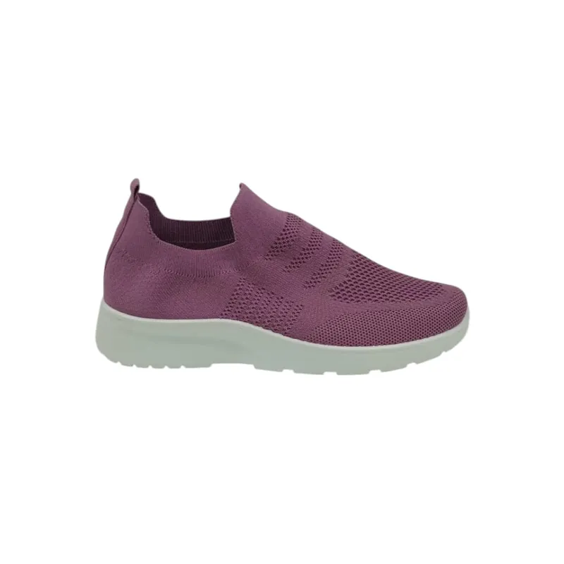 HERIEL - Zapatilla Purpura Textil Mujer
