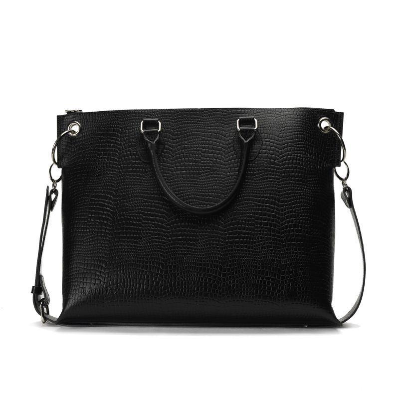 LANDAZURI - Bolso de Diseñador Negro Raptor Landazuri