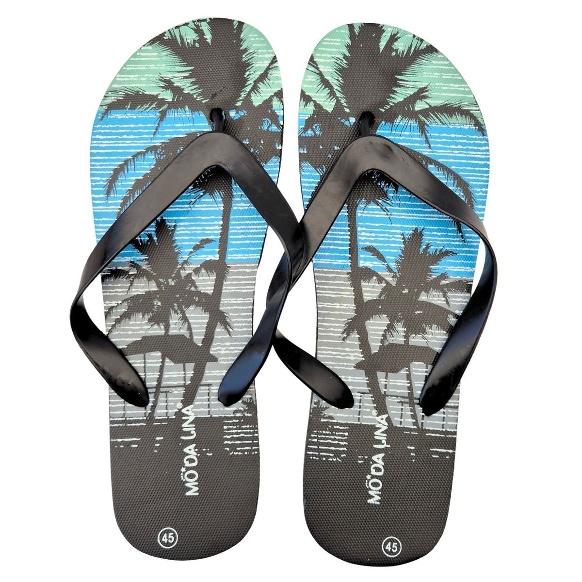 LIKE SHOP - Hawaianas Hombre Chalas Verano Playa Piscina Sandalias Goma 0646