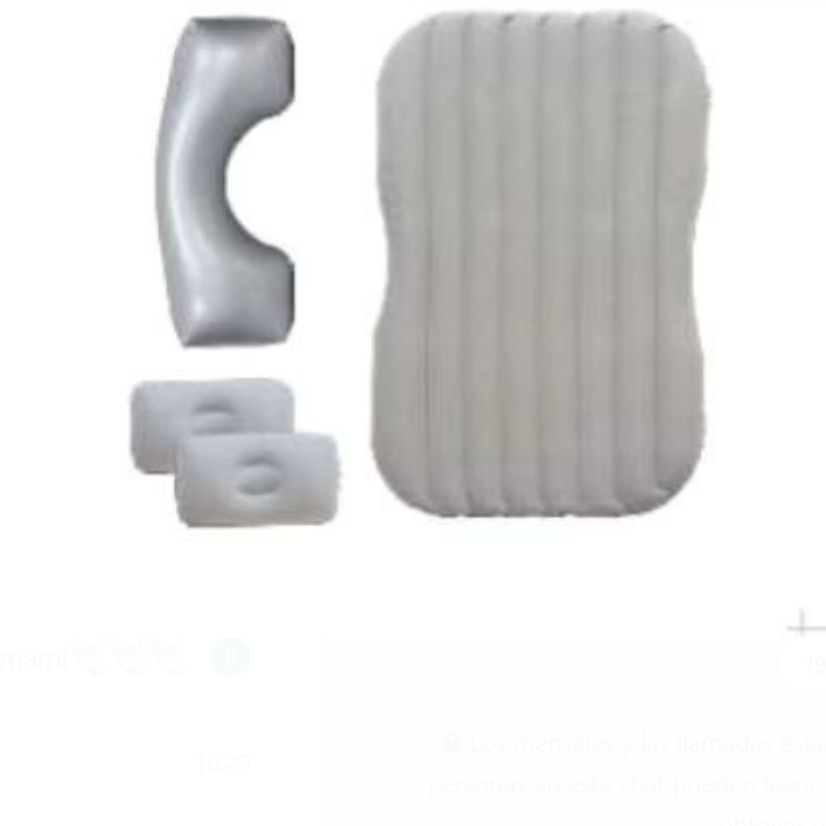 GENERICO - Colchón Inflable Para Auto Con Accsesorios Viajes