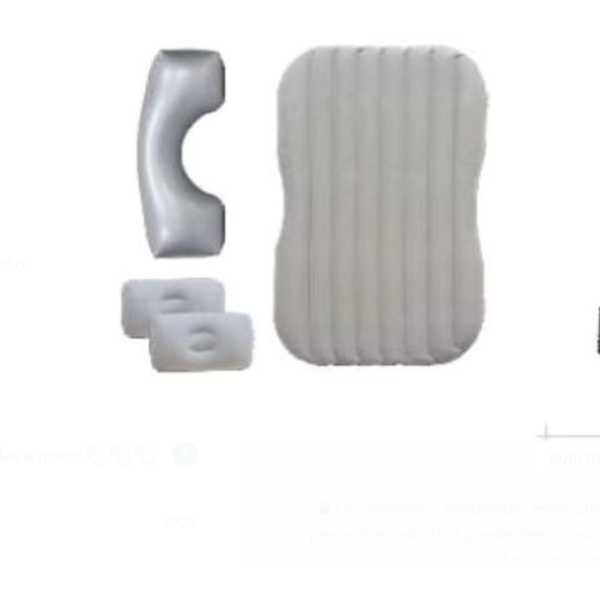 GENERICO - Colchón Inflable Para Auto Con Accsesorios Viajes