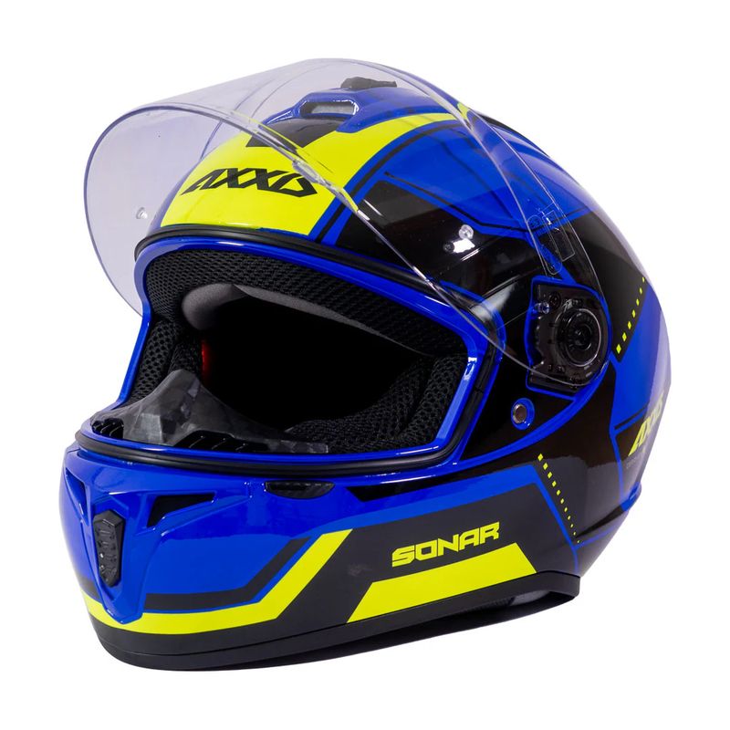 AXXIS - Casco Axxis Draken S Sonar Azul Brillo