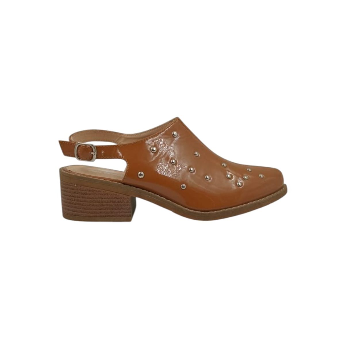HERIEL - Zapato Camel Tachas Charol