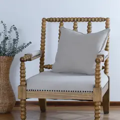 NATURALINO - Cojín Lino 55x55 San Pedro Hueso -