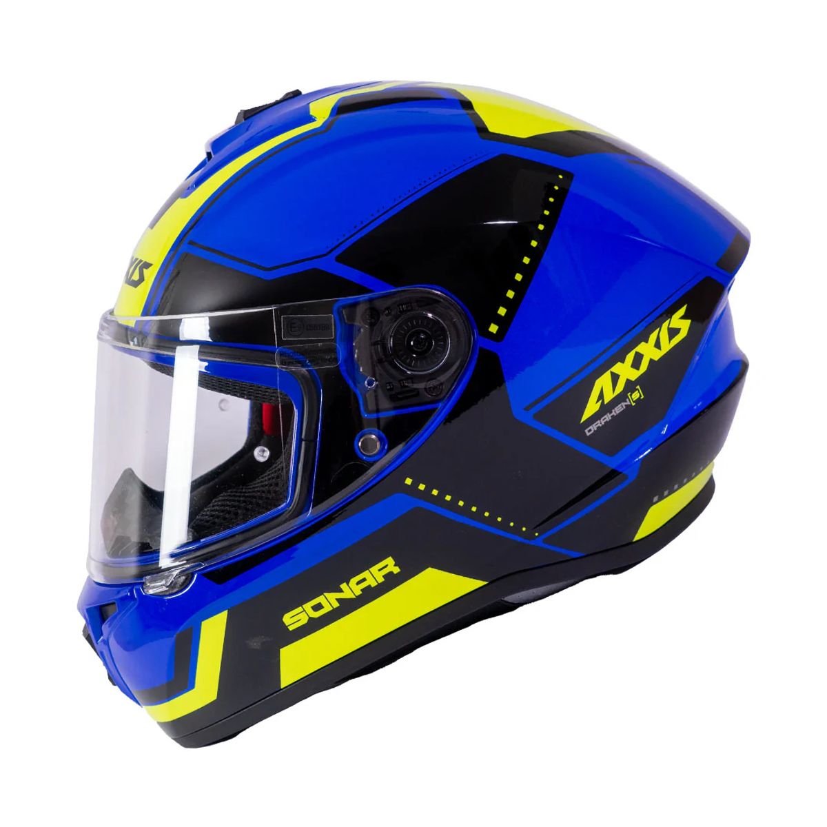 AXXIS - Casco Para Moto Axxis Draken S Sonar Azul Brillo
