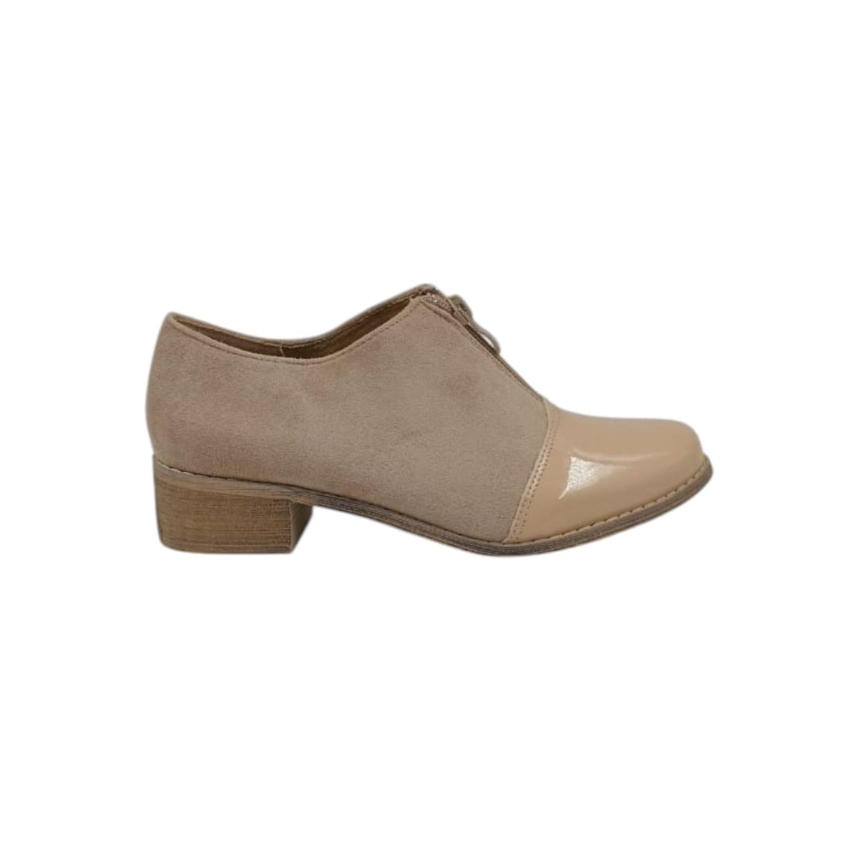HERIEL - Zapato Beige Bajo Mujer