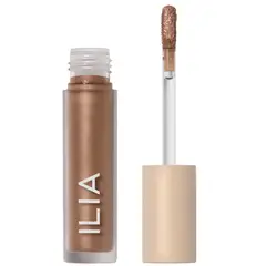ILIA BEAUTY - Sombra de Ojos en Crema Liquid Powder Fresco - Marrón Topo con Perla Plateada ILIA