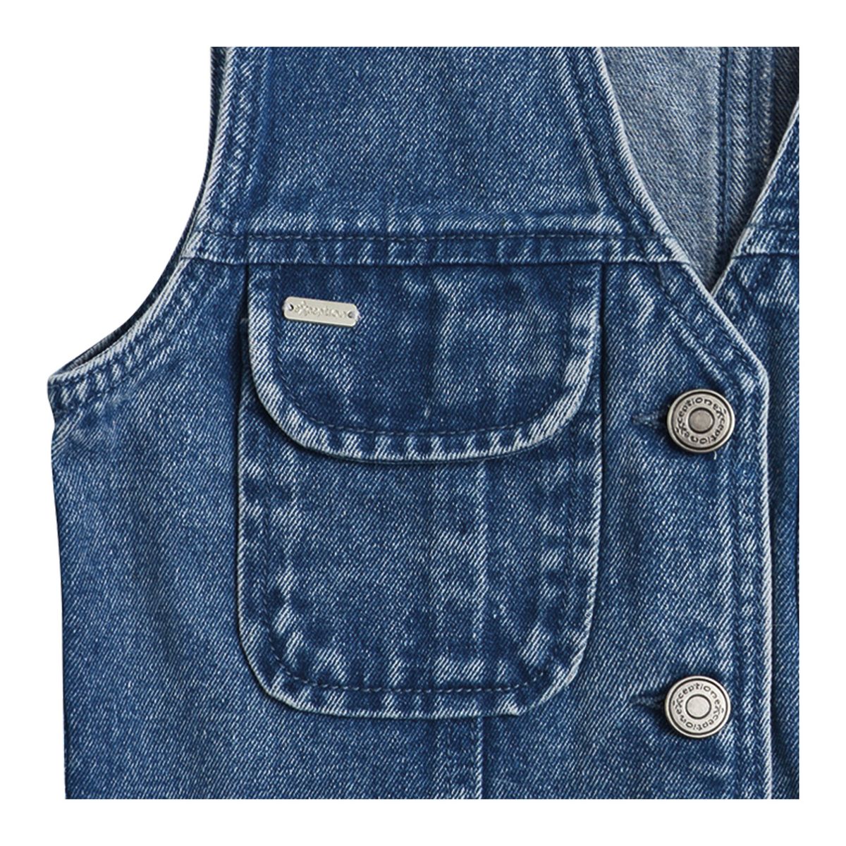 EXCEPTION - Vest Mezclilla Niña Exception