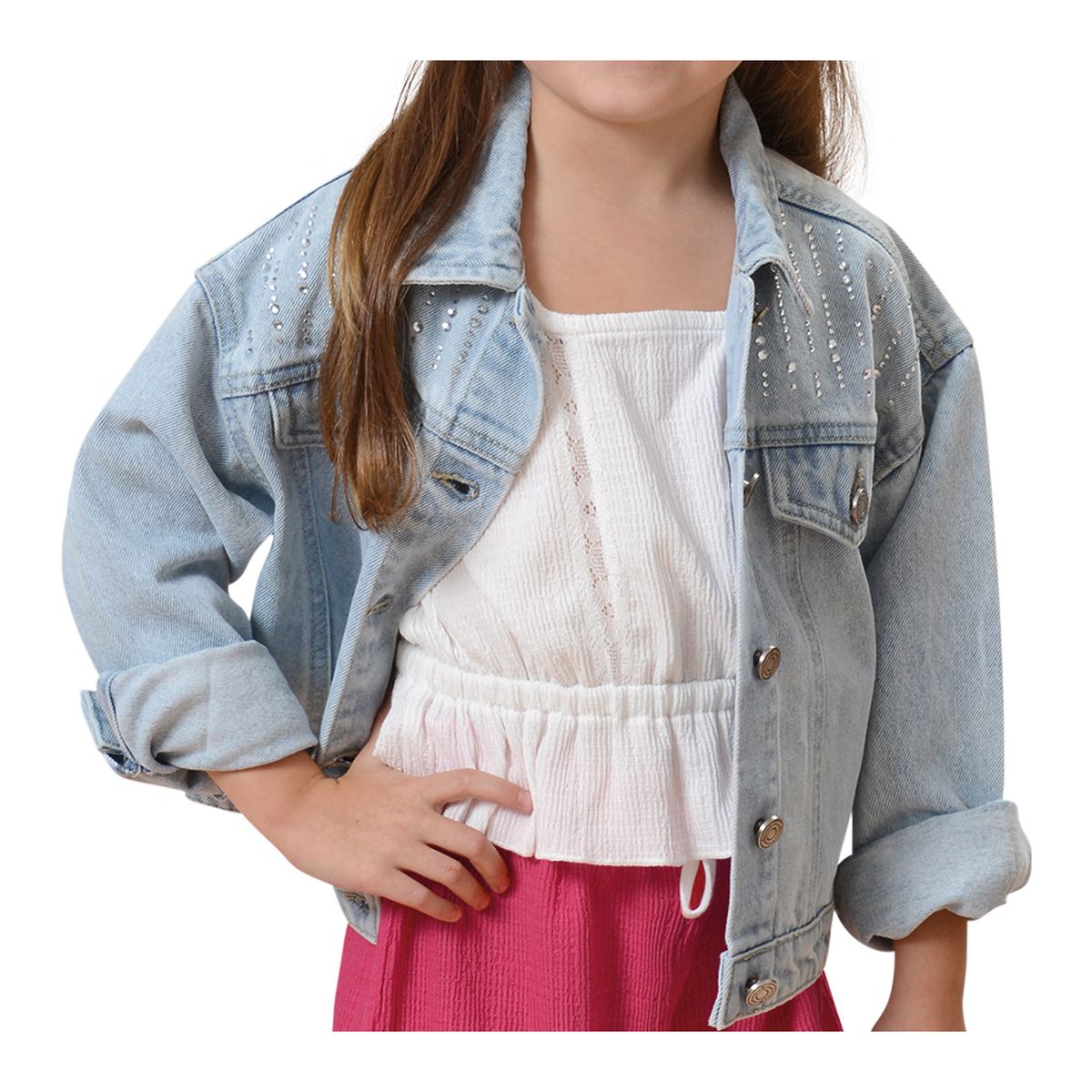 EXCEPTION - Chaqueta Mezclilla Niña Exception