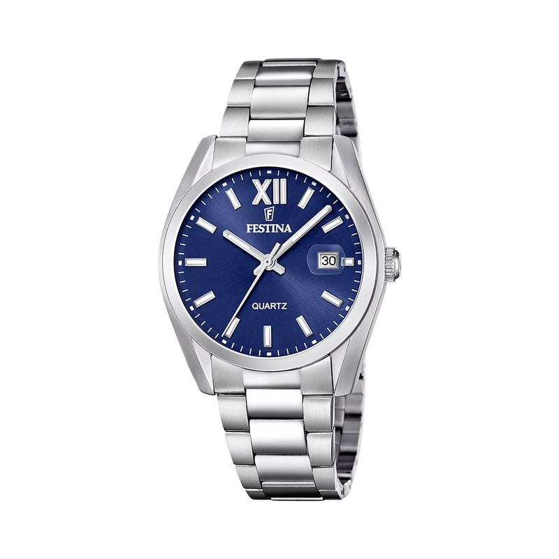 FESTINA - Reloj F20707/7 Festina Azul Hombre Acero Clasico