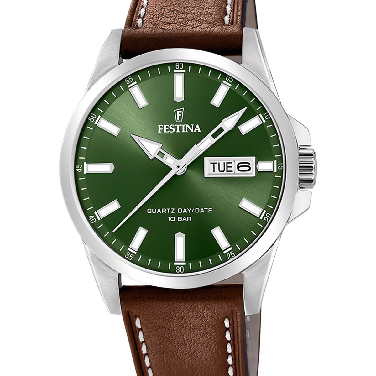 FESTINA - Reloj F20358/5 Festina Verde Hombre Correa Clasico