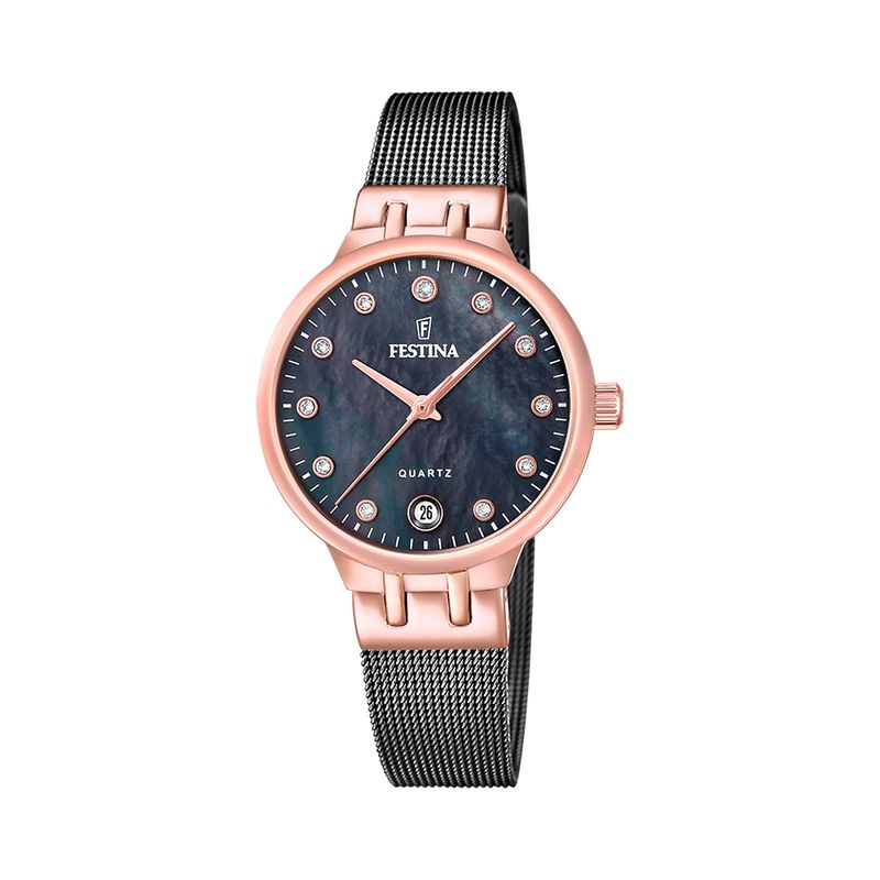 FESTINA - Reloj F20717/2 Festina Negro Mujer Mademoiselle