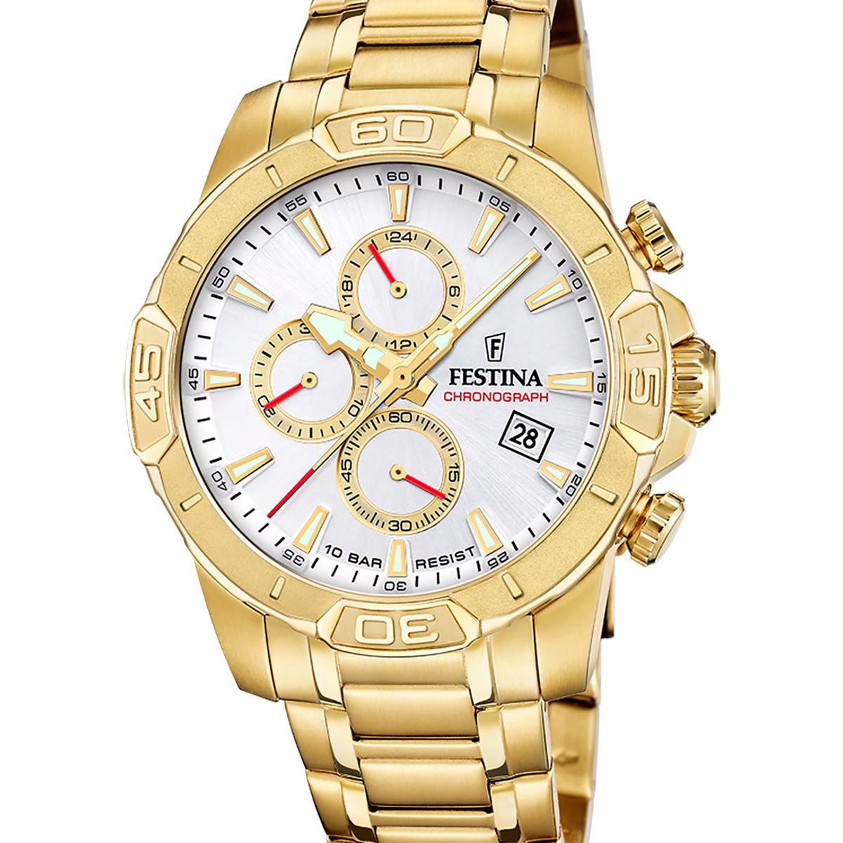 FESTINA - Reloj F20705/1 Festina Blanco Hombre Timeless Chronograph