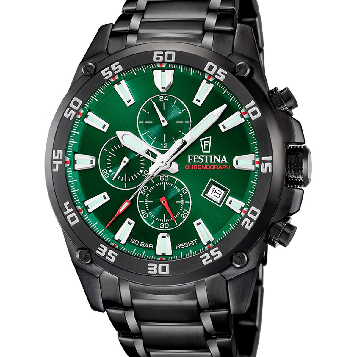 FESTINA - Reloj F20735/2 Festina Verde Hombre Timeless Chronograph