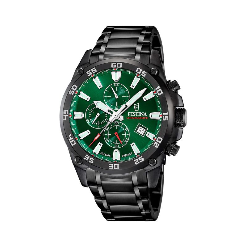 FESTINA - Reloj F20735/2 Festina Verde Hombre Timeless Chronograph