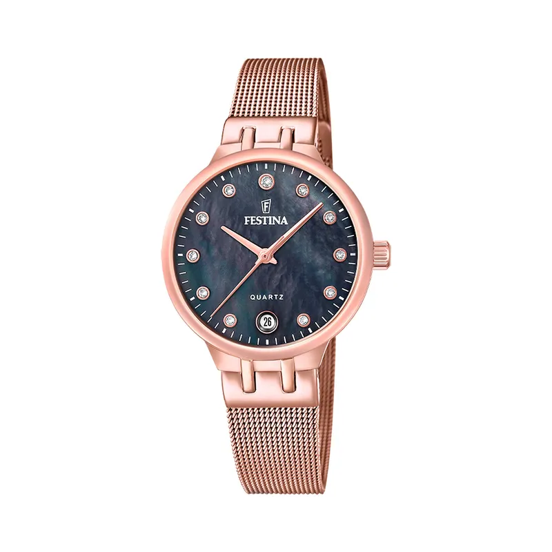 FESTINA - Reloj F20716/2 Festina Negro Mujer Mademoiselle