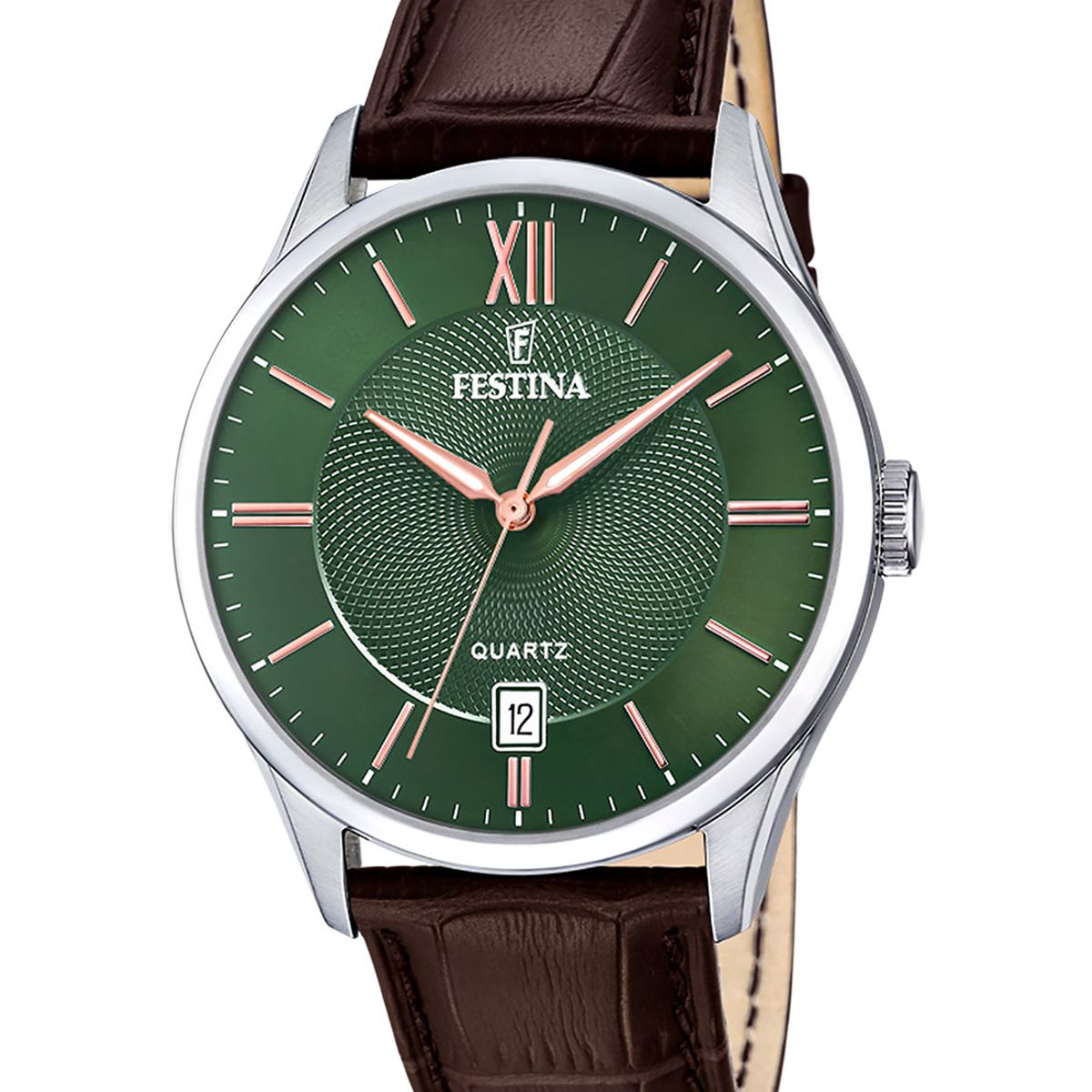 FESTINA - Reloj F20426/8 Festina Verde Hombre Correa Clasico