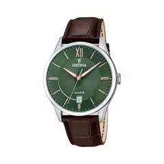 FESTINA - Reloj F20426/8 Verde Hombre Correa Clasico