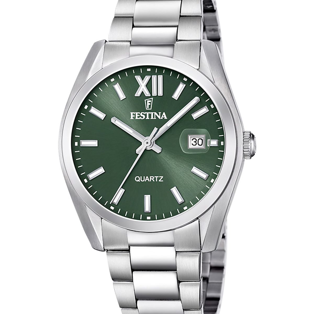 FESTINA - Reloj F20707/5 Festina Verde Hombre Acero Clasico