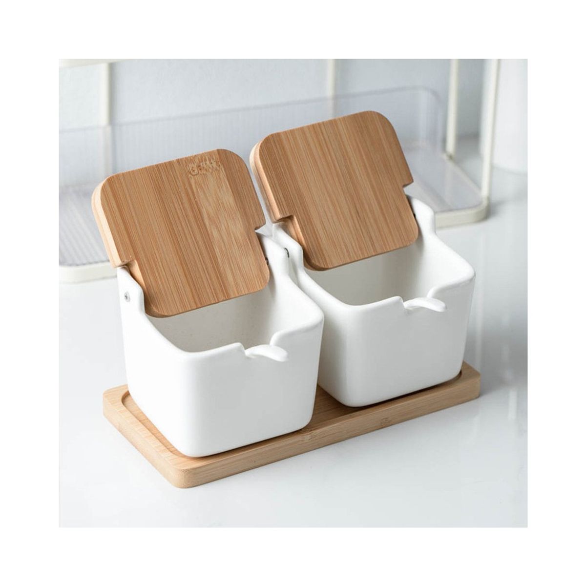 CAP DOR - Set Especieros Con Cucharas y Base