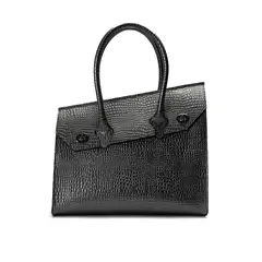 LANDAZURI - Cartera de Mano Plata Raptor