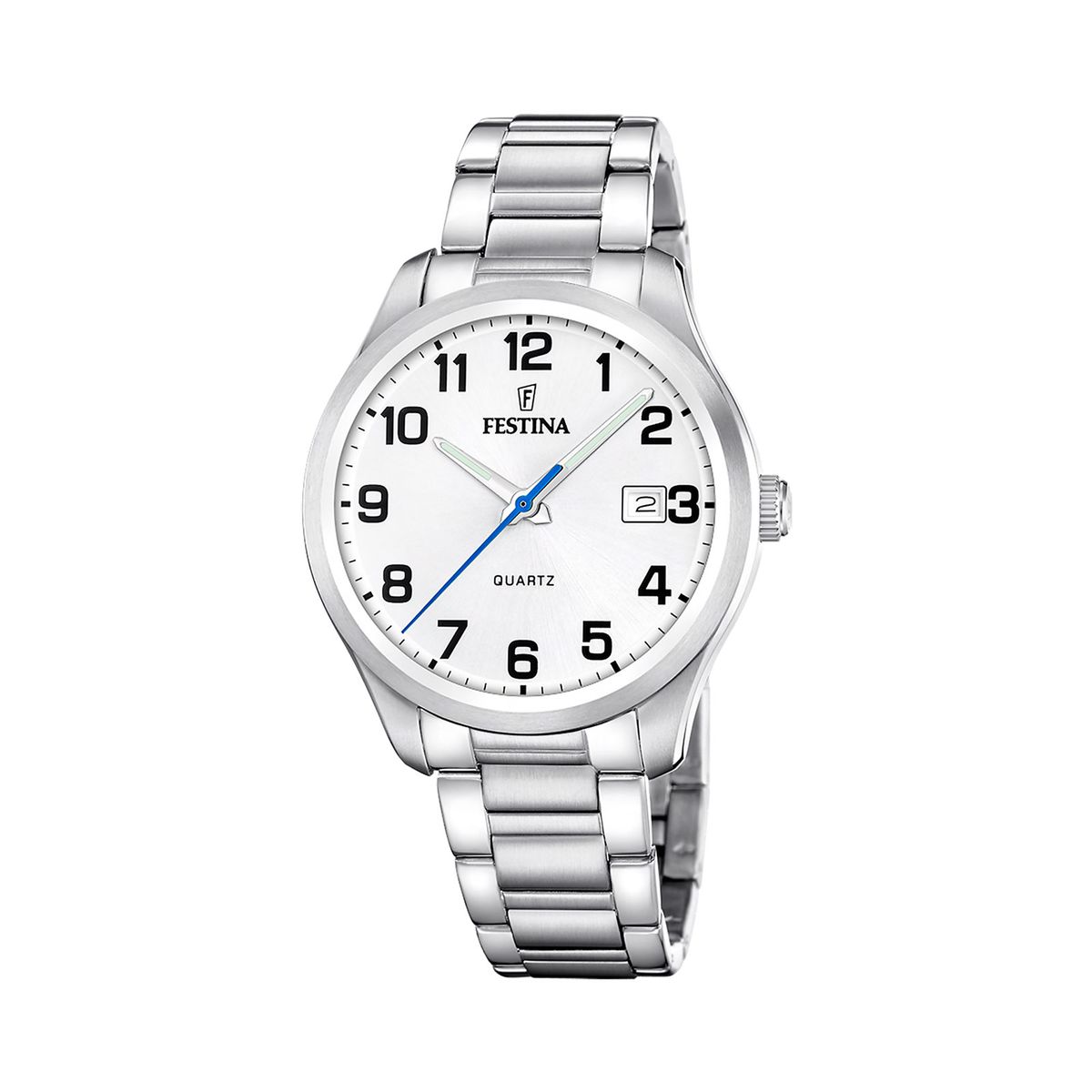 FESTINA - Reloj F20736/1 Festina Blanco Hombre Acero Clasico
