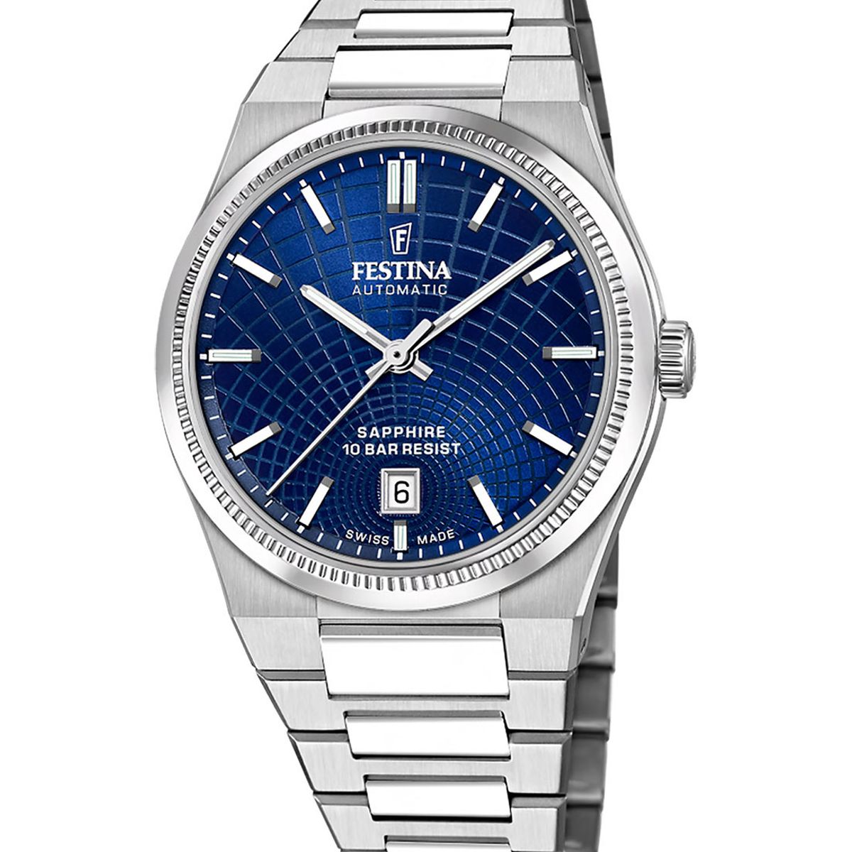 FESTINA SWISS - Reloj F20083/2 Festina Swiss Azul Hombre Automatico