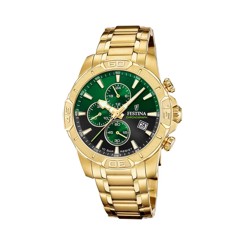 FESTINA - Reloj F20705/6 Festina Verde Hombre Timeless Chronograph