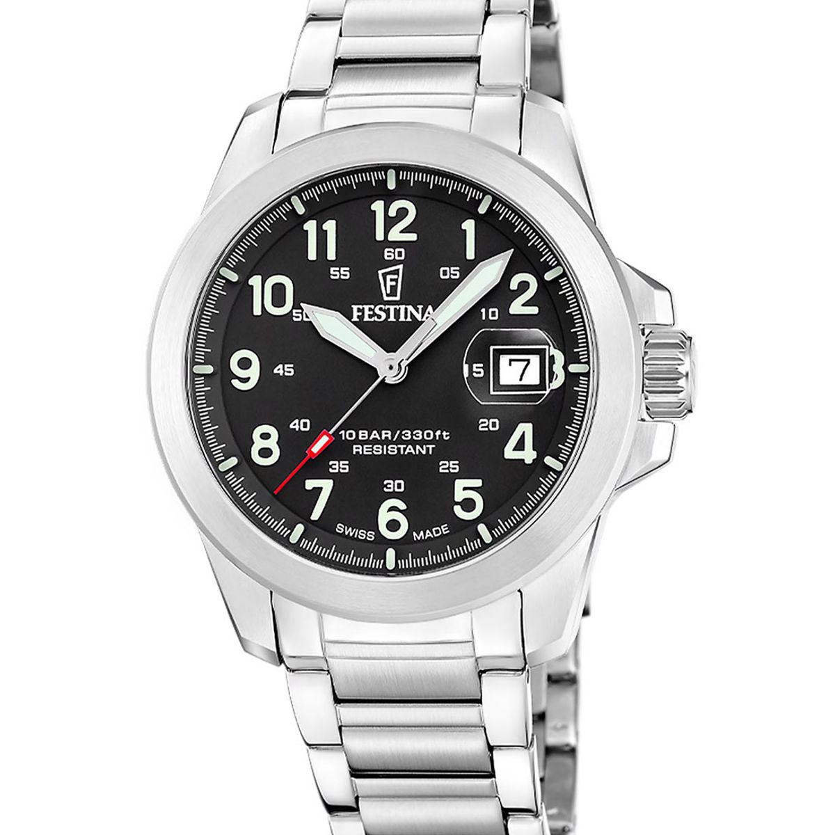 FESTINA SWISS - Reloj F20081/4 Festina Swiss Negro Hombre Field Watches