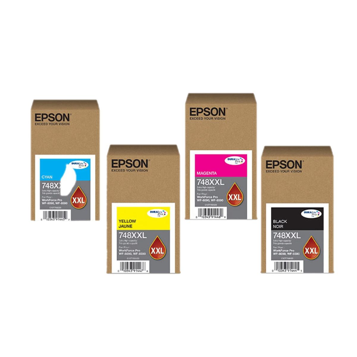 EPSON - EPSON Pack  4 Tintas Epson T748xxl Bk, C,M,Y  748xxl