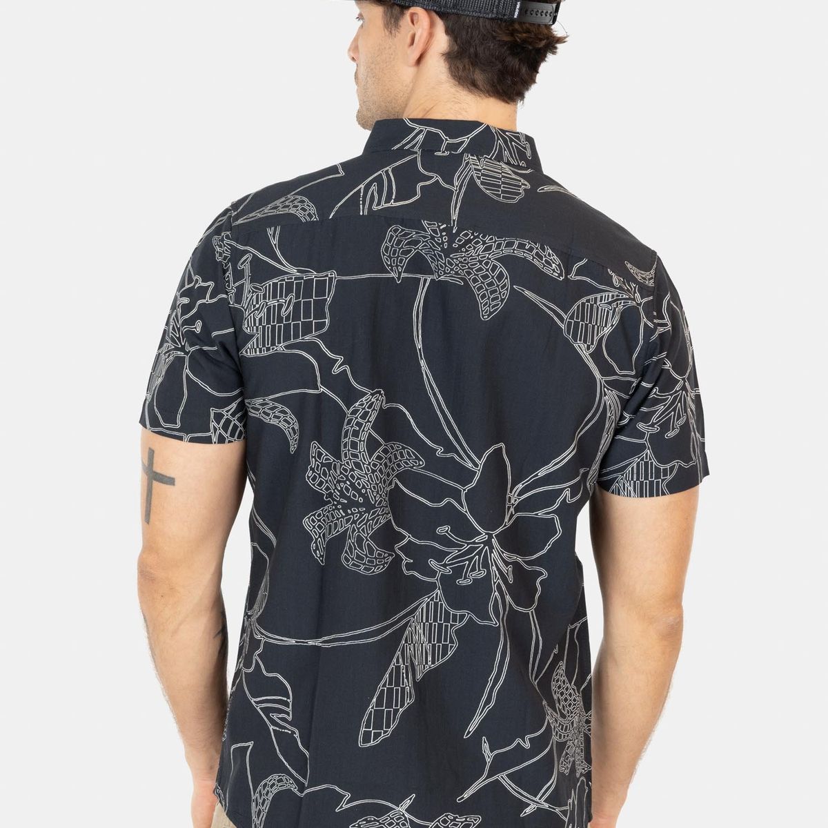 VOLCOM - Camisa MC Pixel Stone Multicolor Hombre Volcom