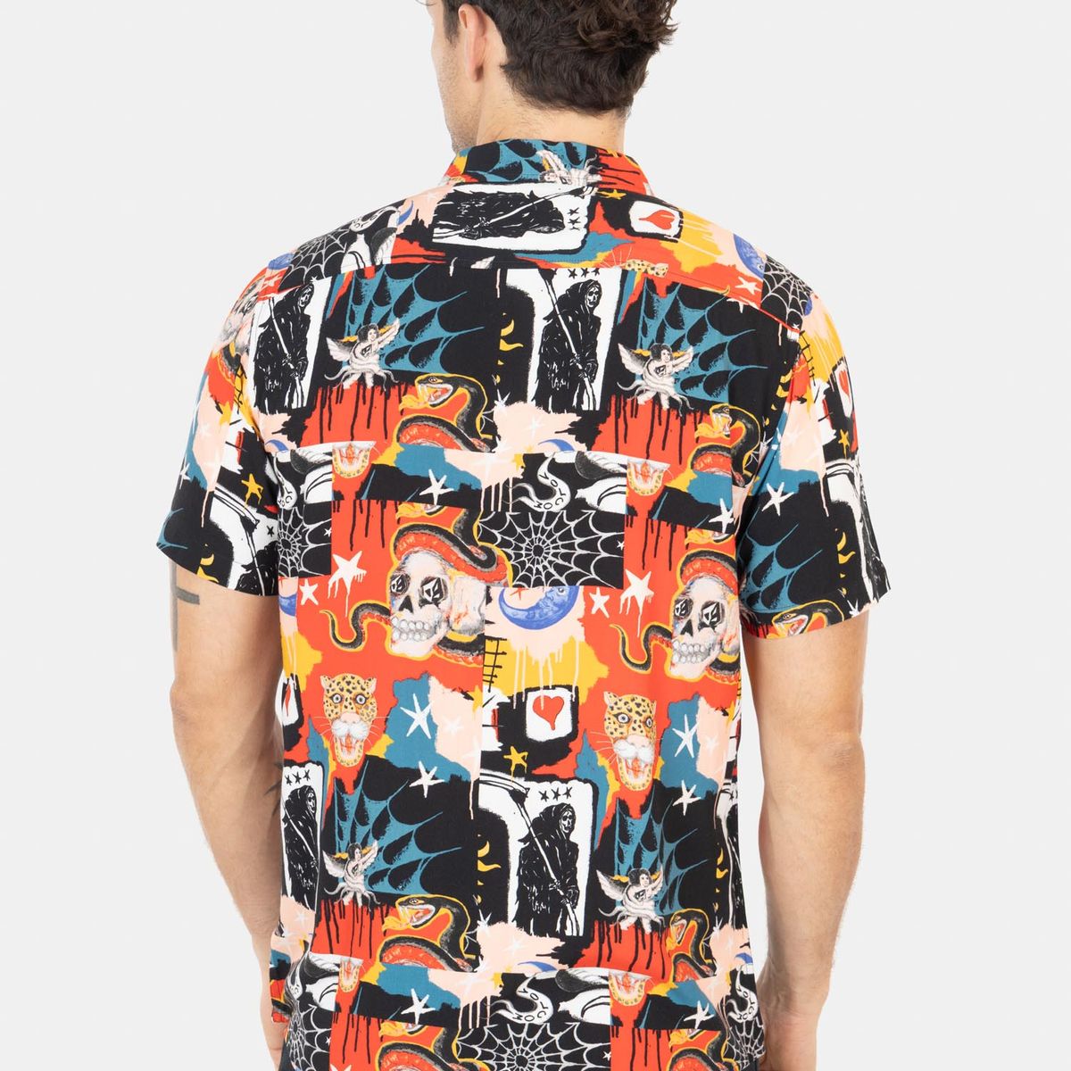 VOLCOM - Camisa MC Pared Multicolor Hombre Volcom