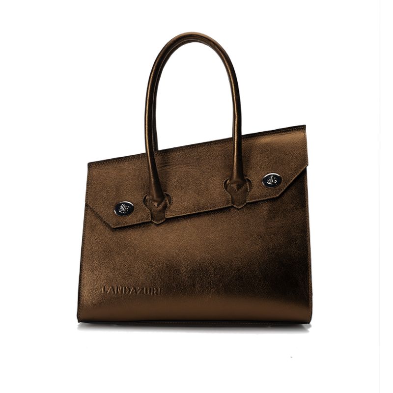 LANDAZURI - Cartera de Mano Cobre Landazuri