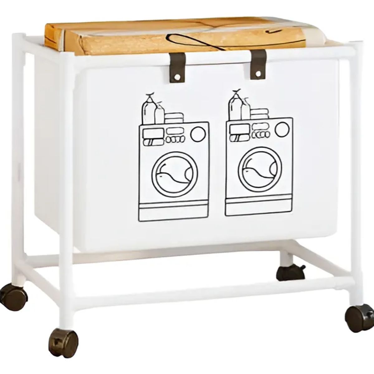 GENERICO - Cesta De Ropa Con Ruedas