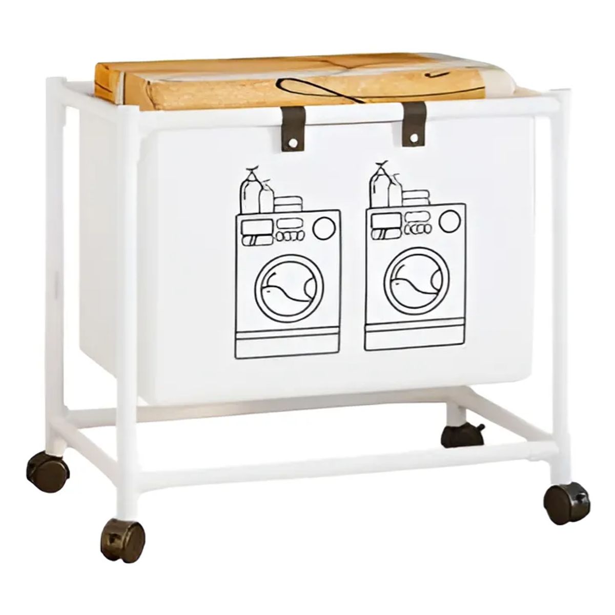 GENERICO - Cesta De Ropa Con Ruedas