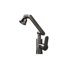 GENERICO - Llave Grifo Lavamanos Lavaplatos 360° Dual Acero Inoxidable