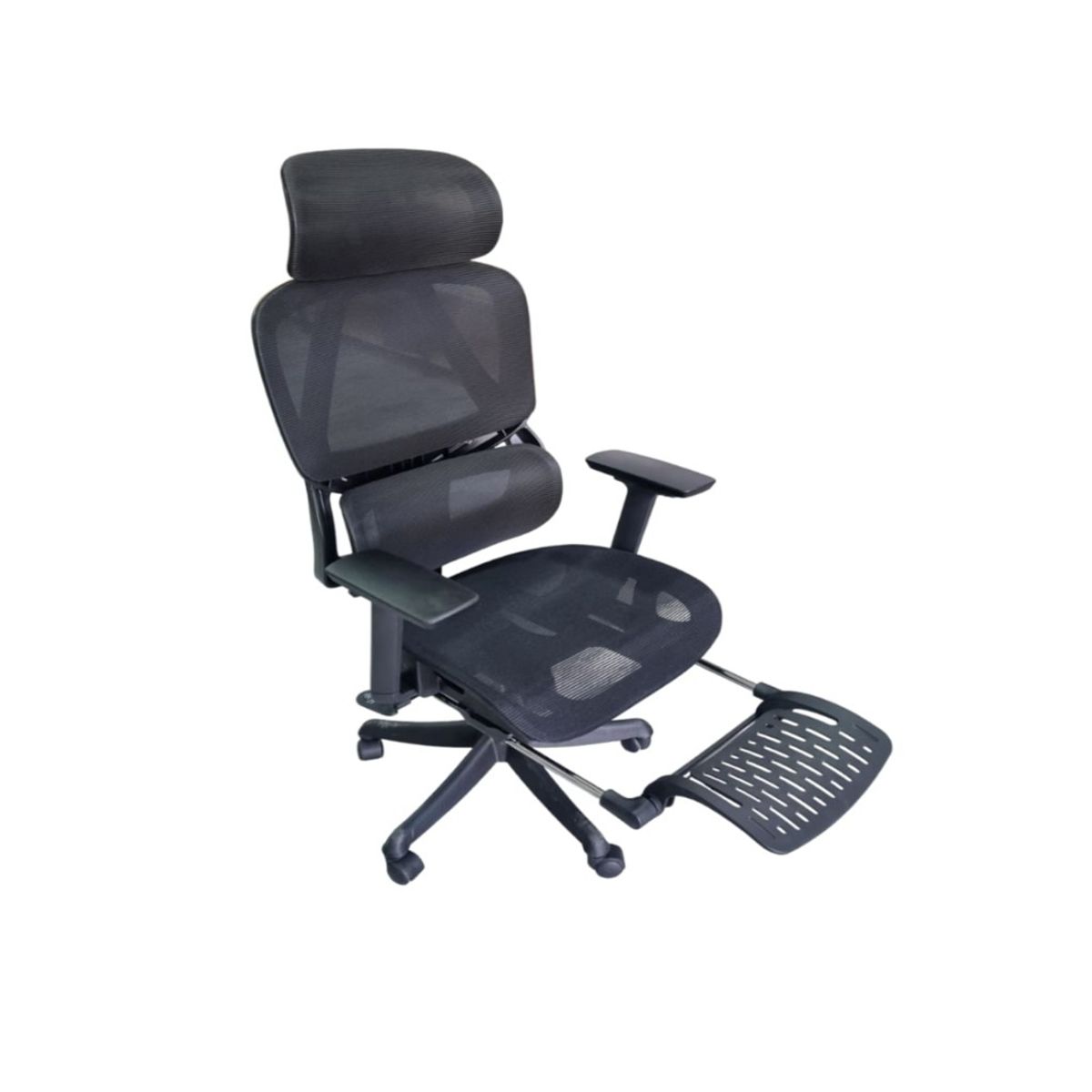 GENERICO - Silla De Oficina Ergonómica Con Respaldo Alto Negra